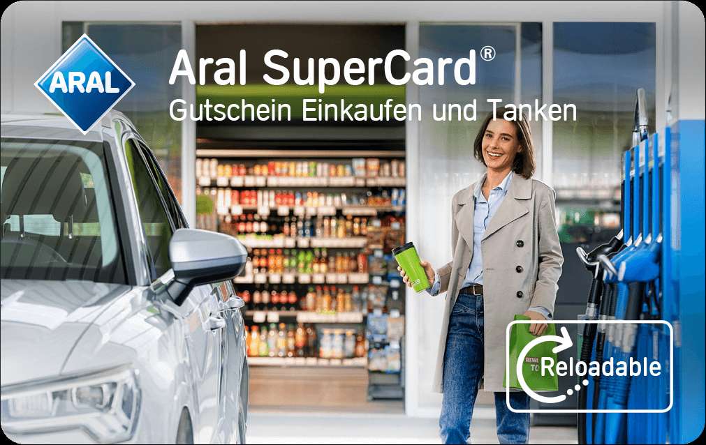 Aral SuperCard Gutscheinkarte - Tankgutschein online kaufen
