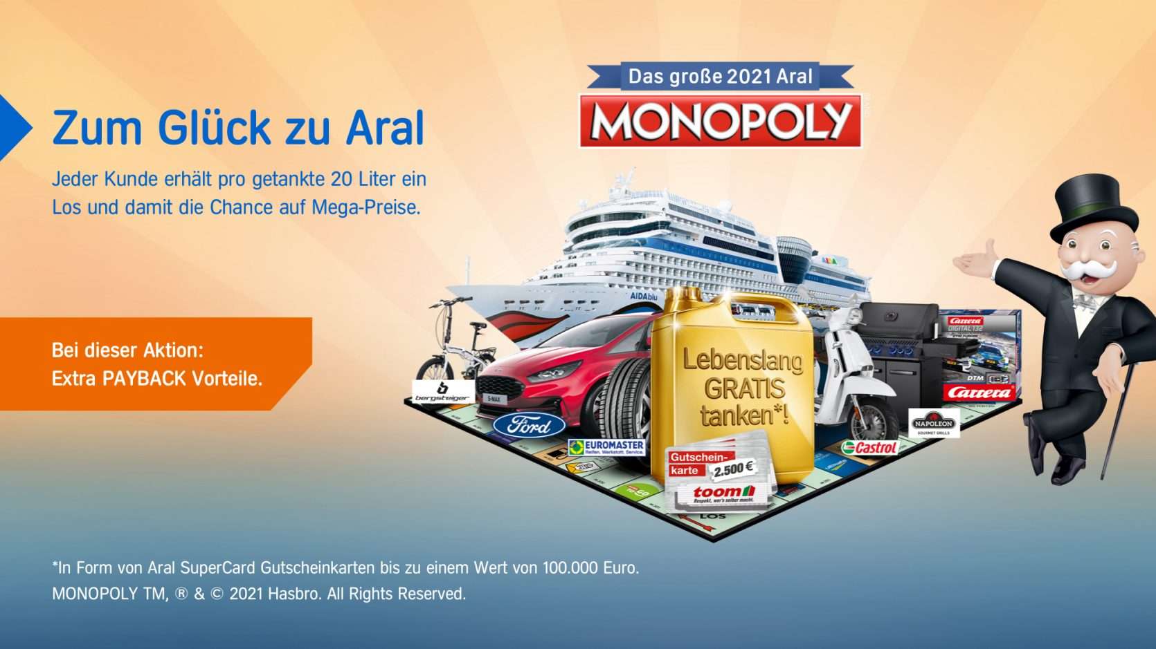 Aral Gewinnspiel 2021