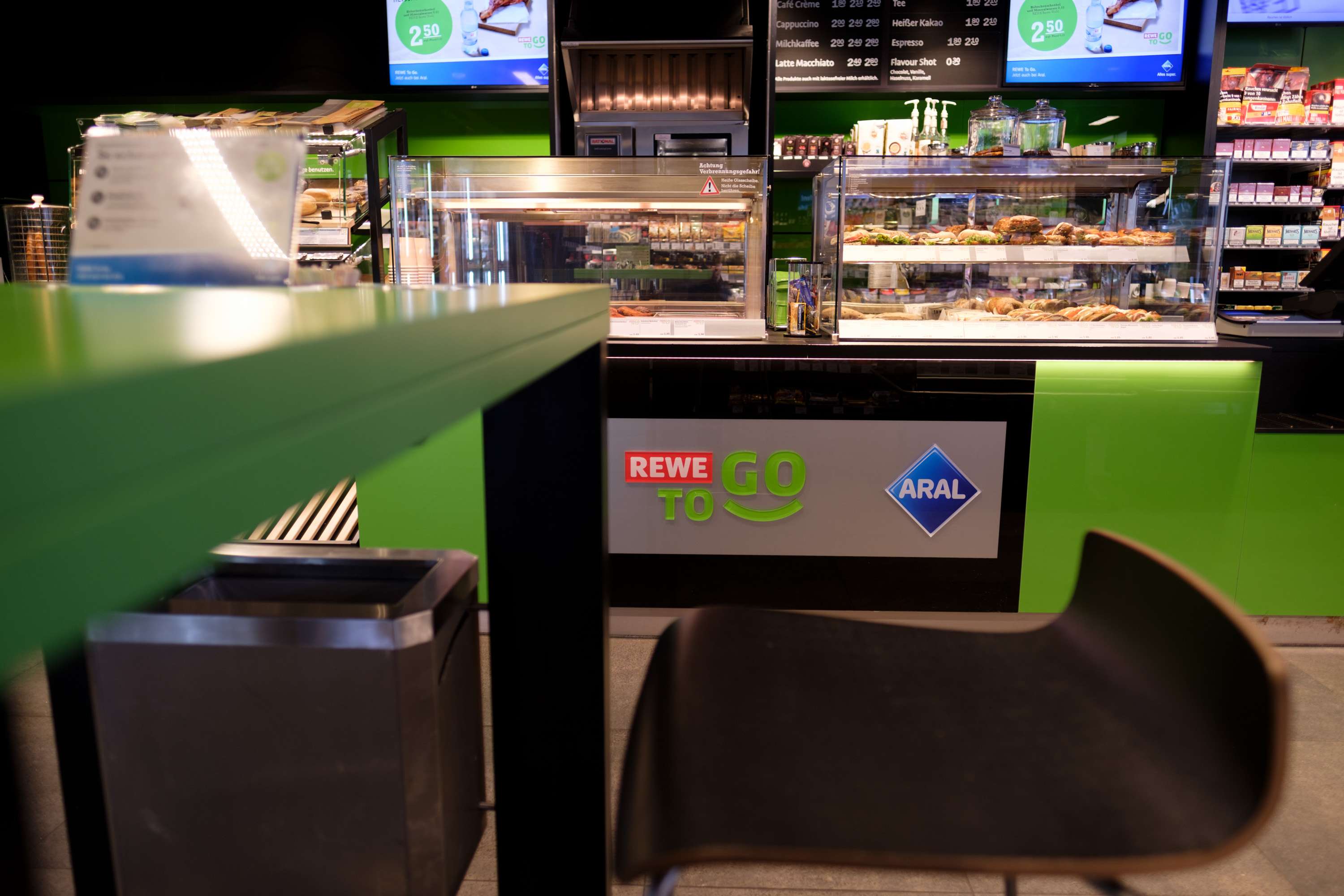 REWE To Go Presse Home