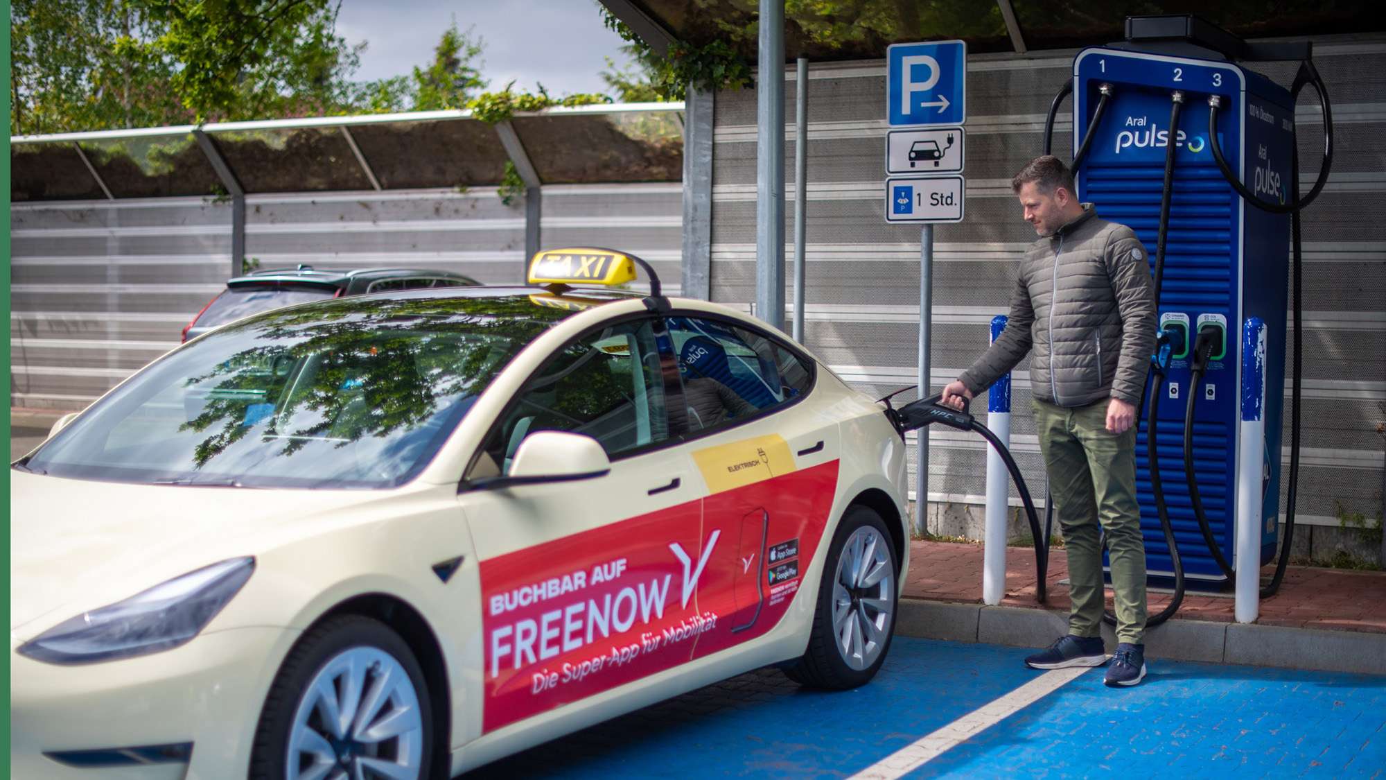 FREENOW Partner:innen in ganz Deutschland tanken und laden mit der Aral ...