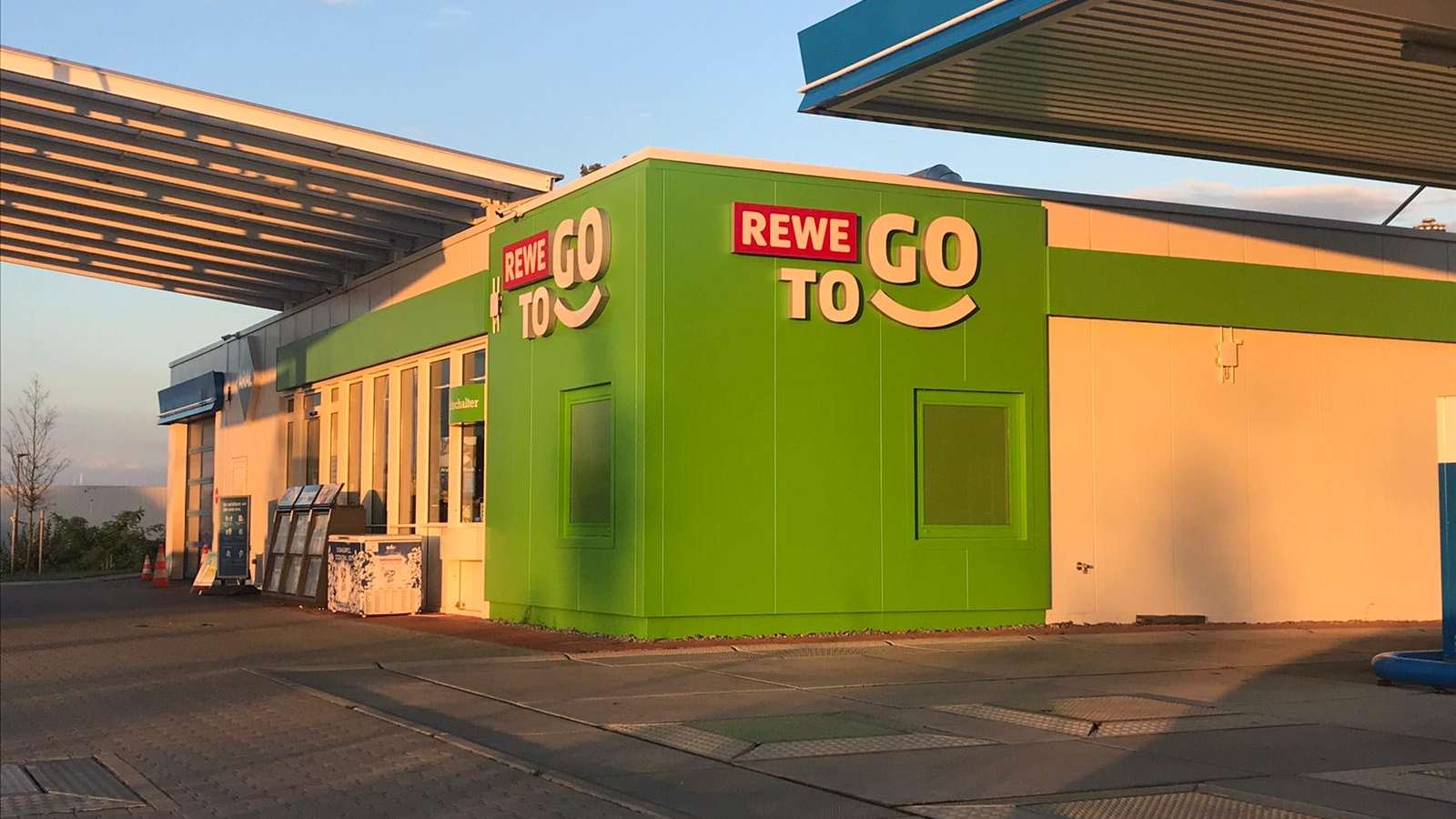 REWE To Go Presse Home