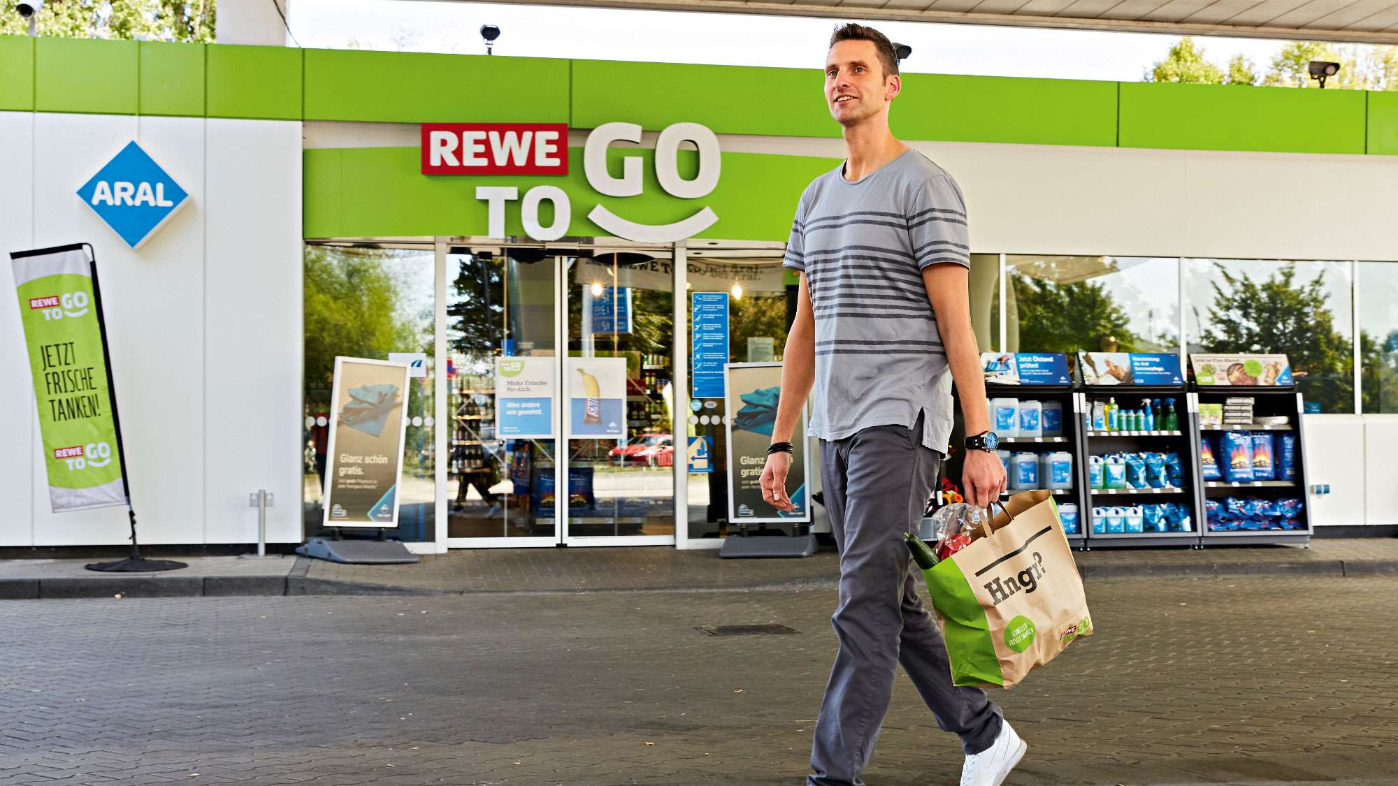 REWE To Go Presse Home